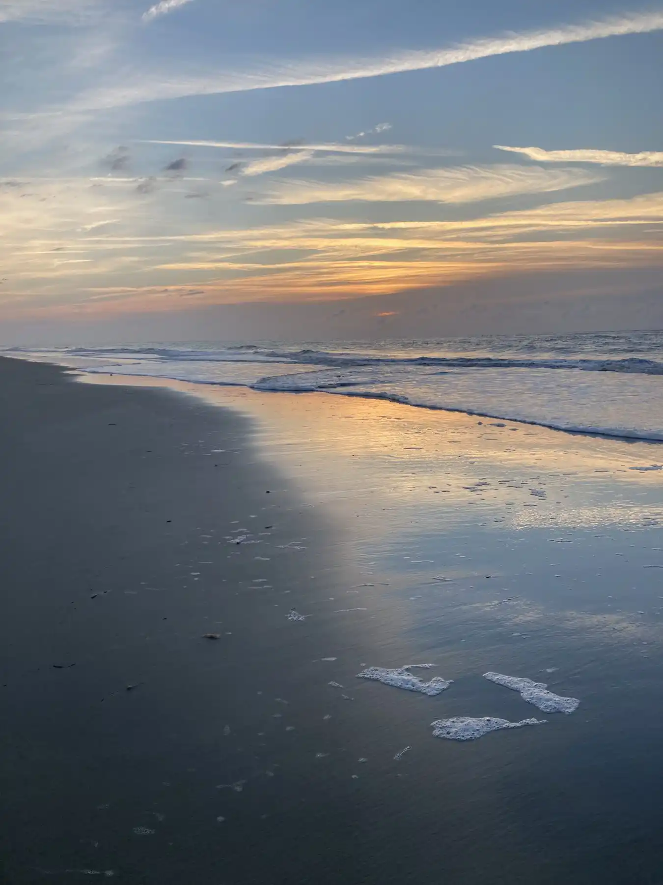 Sunrise over the water